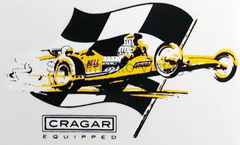 [01412-65] DECAL - CRAGAR EQUIPPED