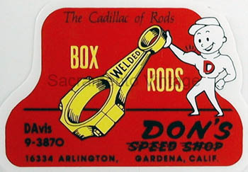 [01412-155] DECAL - DON'S SPEED SHOP