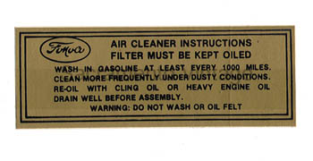 [05911-3] DECAL - DRY AIR (black & gold) 1946-48