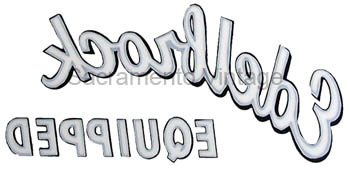 [01412-88] DECAL - EDELBROCK EQUIPPED