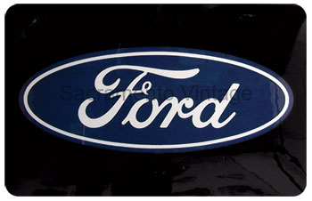 [01412-275] DECAL - FORD OVAL ON BLACK