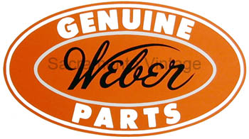 [01412-161] DECAL - GENUINE WEBER PARTS