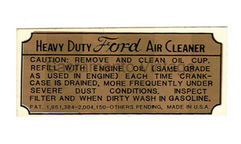 [05911-2] DECAL - HEAVY DUTY OIL (blk & gld) 39-41