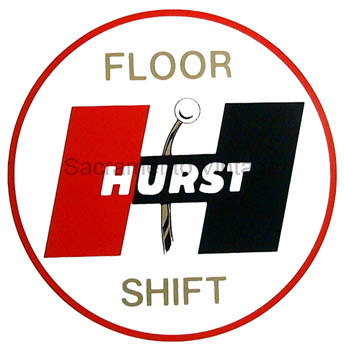 [01412-7] DECAL - HURST FLOOR SHIFT