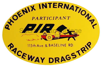 [01412-81] DECAL - PHOENIX DRAGSTRIP
