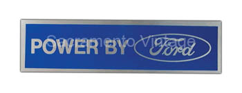 [09358] DECAL - POWER BY FORD