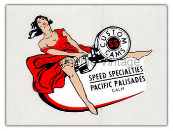 [01412-57] DECAL - SPEED SPECIALTIES CAMS