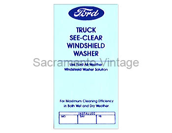 [09363] DECAL - WINDSHIELD WASHER BRACKET 1948-52