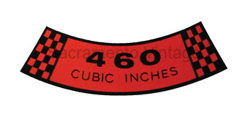 [09350-26] DECAL 460 CID 1971