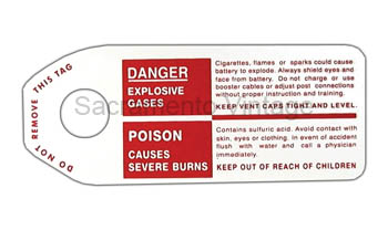 [09361-3] DECAL- AUTOLITE POS TERM 1965-72