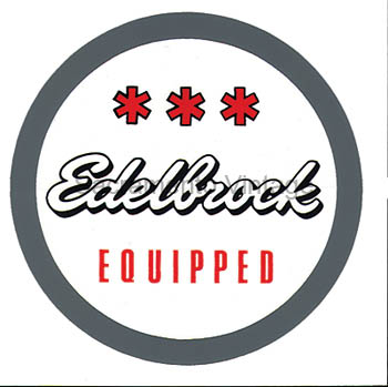 [09392-6] DECAL- EDELBROCK