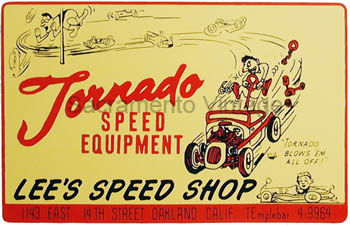 [01412-59] DECAL- TORNADO SPEED EQUIPMENT 5/IN X 3 1/2/IN