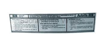 [09362-14] DECAL-SERVICE SPECIFICATON 1971