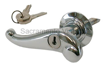 [01096-1] DECK LID HANDLE- scroll style Cabriolet