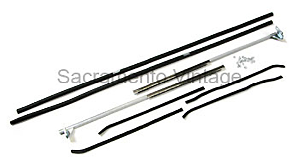 [08448-6] DELUXE WINDOW CHANNEL KIT 1948-52