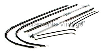 [08448-7] DELUXE WINDOW CHANNEL KIT 1953-55
