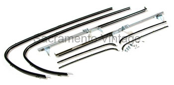 [08448-9] DELUXE WINDOW CHANNEL KIT 1957-60