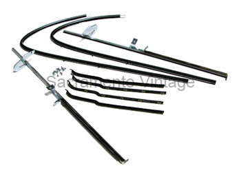 [08448-10] DELUXE WINDOW CHANNEL KIT 1961-66