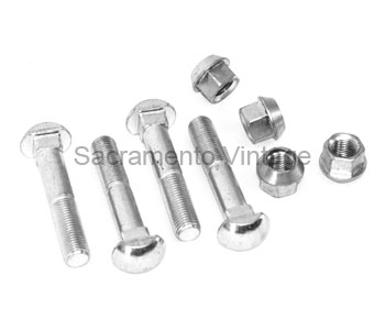 [03124-1] DEMOUNTABLE RIM BOLT AND NUT SET 4 BOLTS - 4 NUTS 1919-27