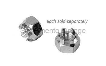 [00088-6] DIFFERENTIAL CASE NUT 1928-31 3/8-24 CASTLE