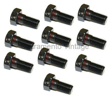 [03244-10] DIFFERENTIAL RING GEAR BOLT SET- (10) GRADE 8 / CROSS DRILLED 1909-27 
