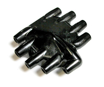 [05973] DISTRIBUTOR CAP- 1942  BLACK USA (ALWAYS USE A GASKET WITH NEW CAP)