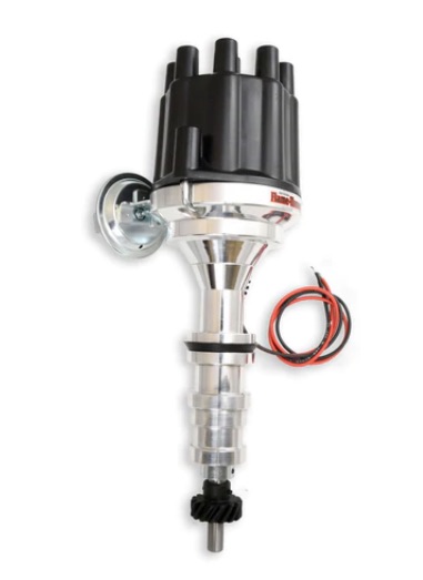 [P-D133700] DISTRIBUTOR FORD FE 352-428 ELECTRONIC W/BLACK CAP/VACUUM ADV.