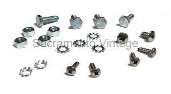 [08451-8] DIVISION BAR MOUNTING HARDWARE 1953-56