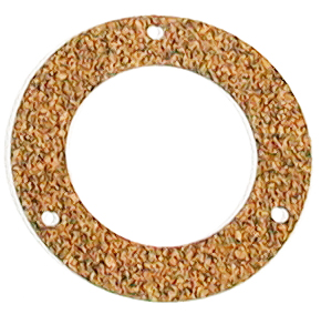 [08018] DOME LIGHT LENS GASKET 1951-52