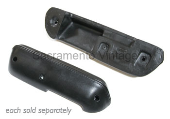 [208539] DOOR ARM REST L.H BLACK 1968-72
