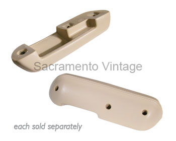 [208539-3] DOOR ARM REST R.H WHITE 1968-72