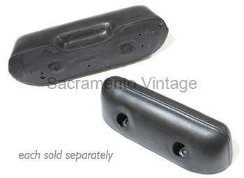 [208538] DOOR ARM REST- BLACK 1967 ONLY FITS LEFT OR RIGHT 8 INCHES LONG