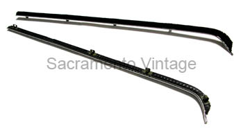 [08449-1] DOOR GLASS ANTI-RATTLE  'Whisker'' SET PU 1953-55