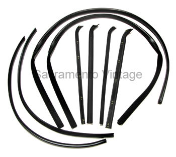 [208453] DOOR GLASS CHANNEL KIT 1973-79