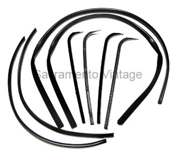 [208451] DOOR GLASS CHANNEL KIT S/S 1967-72