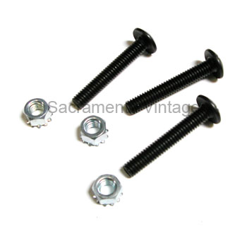 [06338-2] DOOR HINGE SCREWS (3) CLOSED CAR AND PU 1935-36