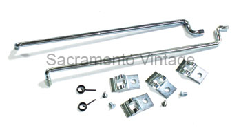 [00974-3] DOOR LATCH ROD SET- Coupe 1930-31