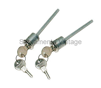 [00966-5] DOOR LOCK CYLINDER SET w/cover 1948-52