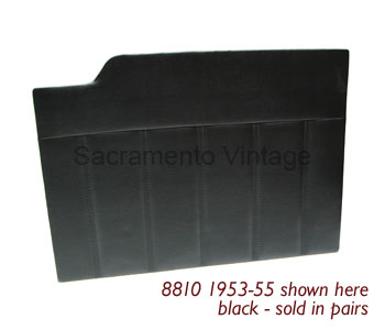[08813] DOOR PANELS- VELOUR-CHANNEL 1956