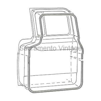 [08447-1] DOOR SEALS 1957-60