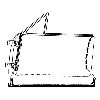 [498449] DOOR SEALS- MERCURY CONVERTIBLE 1949-51