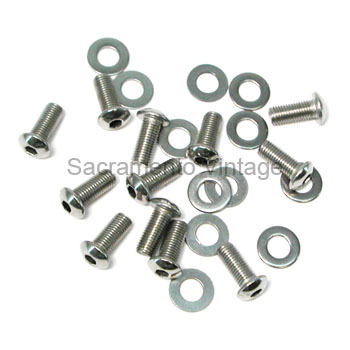 [08530-2] DOOR TO HINGE BOLTS-button head ss 53-60
