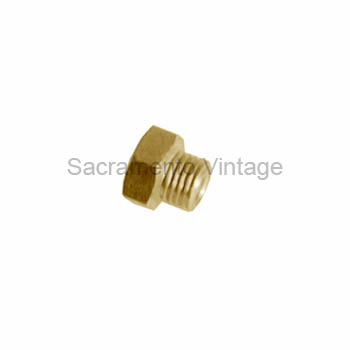 [00528] CARBURETOR DRAIN PLUG- brass 1928-34