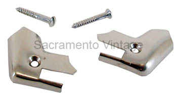 [01159-4] DRIP RAIL TIPS- FRONT / BRIGGS 4-DOOR SEDAN 1928-29