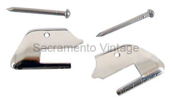 [01159-5] DRIP RAIL TIPS-REAR COUPE 1928-29