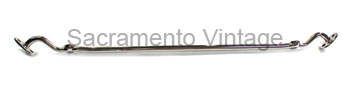 [00694-2]  HEADLAMP CROSS BAR- DROPPED STAINLESS 1928-29