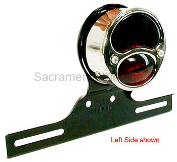[00722-1-R] DRUM TAIL LAMP- right / nickel 1928-29