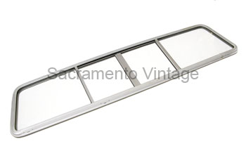 [08618] DUO-VENT WINDOW- aluminum/clear 1967-72