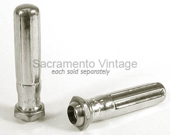 [00023] DUST COVER & NUT- long/nickel 1928-29