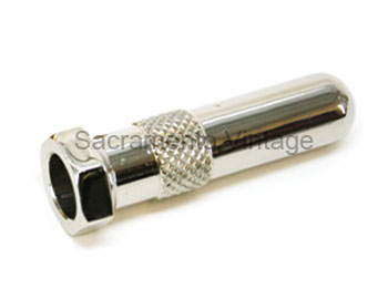 [03138-6] DUST COVER AND NUT- NICKLE FOR RUBBER STEM TUBE